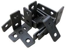comprar Grátis Custom Single Wall Bracket L em forma de aço inoxidável Brackets de ângulo de canto Madeira Mobiliário conector Metal Stamp online manufacture