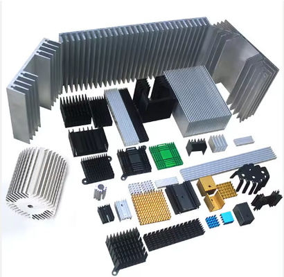 Anodizante Led Dispensador de calor Alumínio 6063 T5 CNC Alumínio Dispensadores de calor