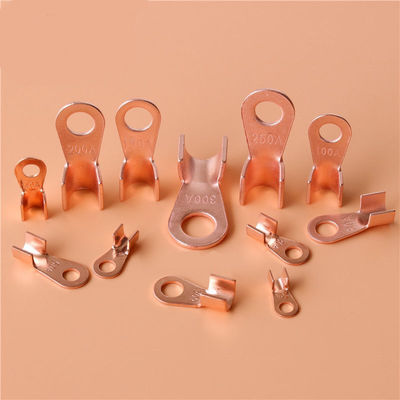 Terminal de fio PCB revestido de estanho CNC Fabricação de cobre chapa de latão Estampagem de metal Peças elétricas Fábrica de terminais metálicos